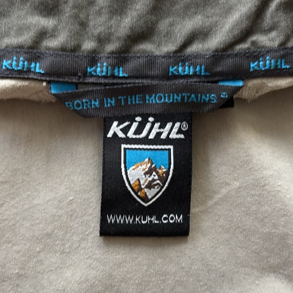 Kuhl women’s XS khaki zip-up moto jacket - Picture 3 of 7